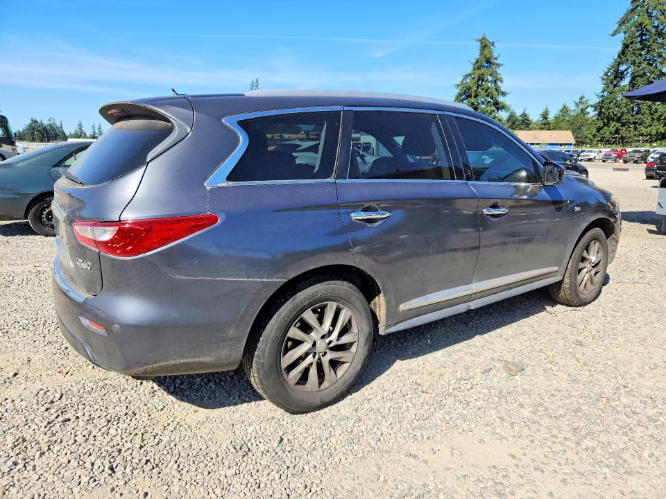 2014 Infiniti Qx60 VIN 5N1AL0MNXEC555377 COPART salvage auction — MECHANICAL, WA - VEHICLE CERT OF OWNERSHIP-TITL, sold $500 on 2026-08-21 (photo 3)
