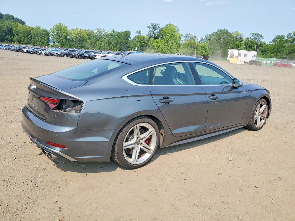 2018 Audi Rs5 VIN WAUC4CF53JA063799 COPART salvage auction — FRONT END, Ny - Mv-907A Salvage Certificate, sold $10,200 on 2026-08-17 (photo 3)