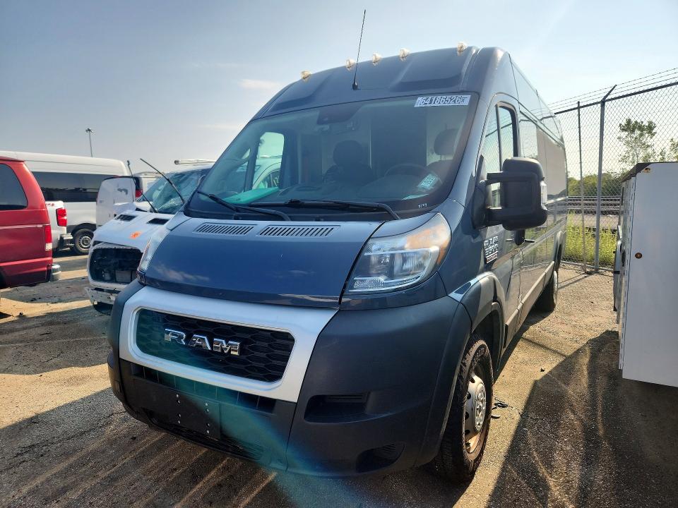 2021 Ram Promaster 3500 VIN 3C6MRVJGXME535230 — COPART salvage auction photo
