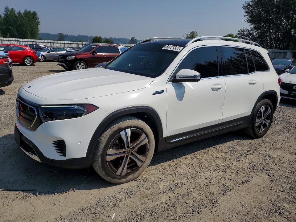 2022 Mercedes-benz Eqb VIN W1N9M0KB3NN010096 COPART salvage auction — FRONT END, Wa - Bill Of Sale, sold $13,400 on 2026-08-17 (photo 1)
