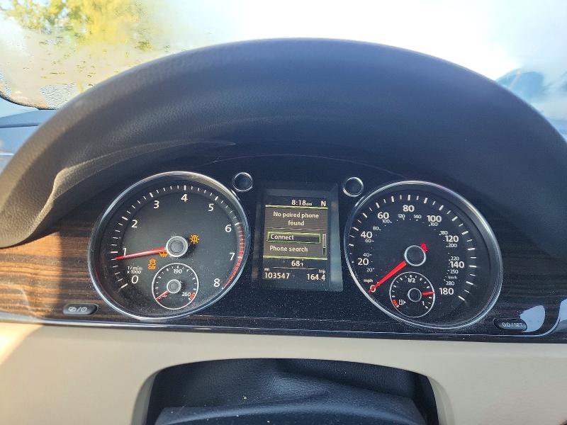 2014 Volkswagen VIN WVWGU7AN0EE508176 COPART salvage auction — FRONT END, Ct - Cert Of Title-Salvage, sold $550 on 2026-08-07 (photo 9)