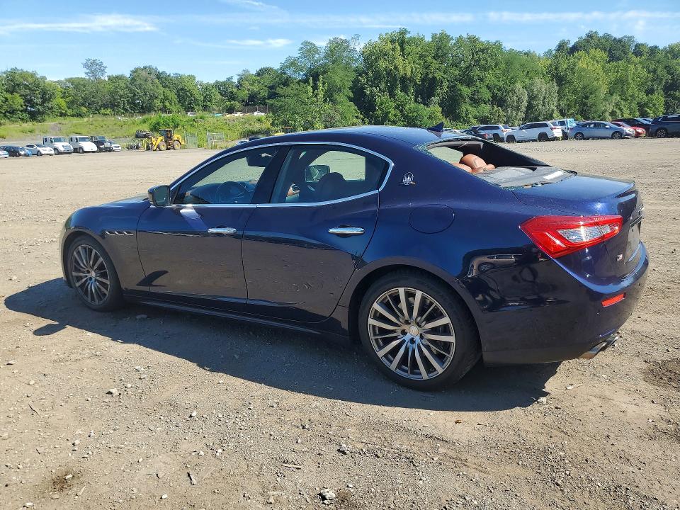 2016 Maserati Ghibli VIN ZAM57RTA0G1167694 COPART salvage auction — ROOF, Ny - Mv-907A Salvage Certificate, sold $3,850 on 2026-08-28 (photo 2)