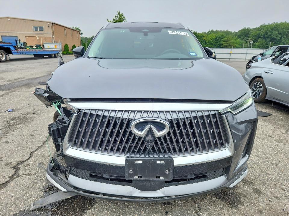 2026 Infiniti Qx60 VIN 5N1AL1FR9TC343878 COPART salvage auction — FRONT END, TX - CERTIFICATE OF TITLE, sold $19,400 on 2026-08-17 (photo 5)