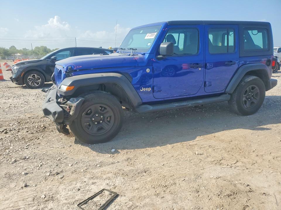 2018 Jeep Wrangler / VIN 1C4HJXDG4JW181294 — COPART salvage auction photo