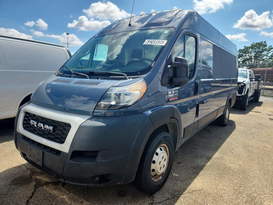 2021 Ram Promaster 3500 VIN 3C6MRVJG9ME541181 — COPART salvage auction photo