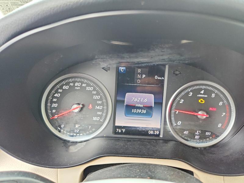 2016 Mercedes-benz Glc VIN WDC0G4JB6GF011296 COPART salvage auction — MECHANICAL, Pa - Cert Of Title, sold $3,500 on 2026-08-12 (photo 9)