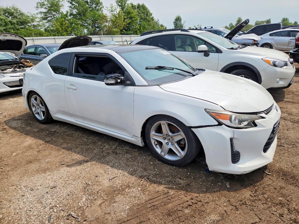 2014 Scion Tc VIN JTKJF5C7XE3072007 COPART salvage auction — FRONT END, Fl - Certificate Of Title, sold $725 on 2026-09-01 (photo 4)