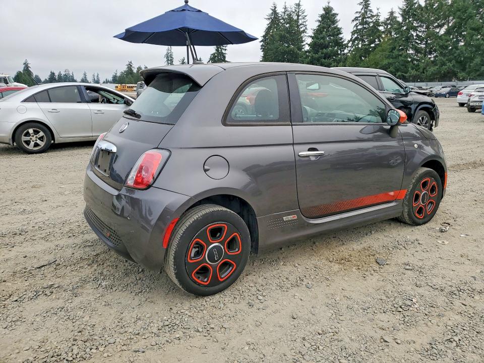 2015 Fiat 500 VIN 3C3CFFGE8FT585717 COPART salvage auction — UNDERCARRIAGE, Wa - Bill Of Sale, sold $1,550 on 2026-08-18 (photo 3)