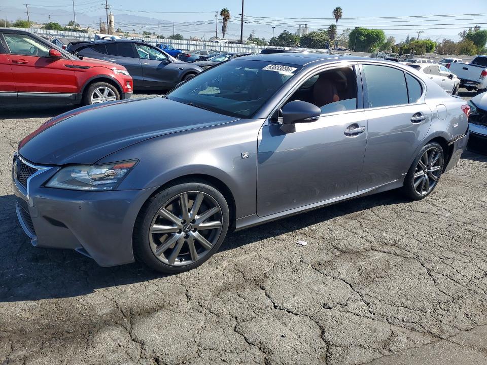 2015 Lexus Gs VIN JTHBE1BL2FA016466 COPART salvage auction — REAR END, Ca - Salvage Certificate, sold $3,700 on 2026-08-29 (photo 1)