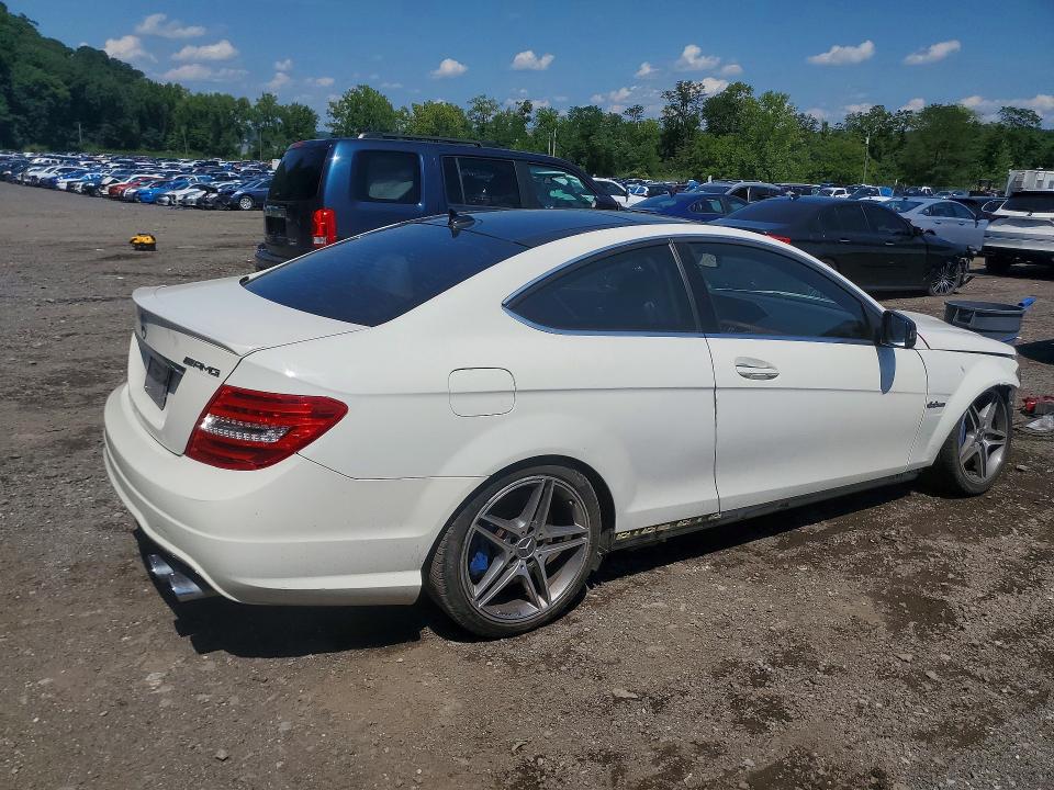 2012 Mercedes-benz C-klasse VIN WDDGJ7HB8CF772814 COPART salvage auction — FRONT END, Ny - Mv-907A Salvage Certificate, sold $2,300 on 2026-08-17 (photo 3)