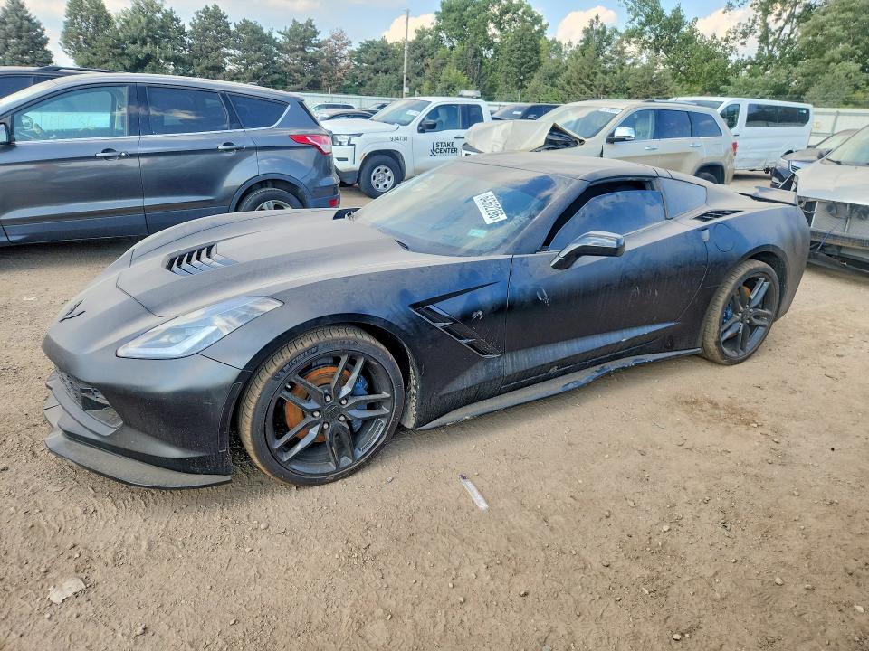 2019 Chevrolet Corvette VIN 1G1YF2D76K5115656 — COPART salvage auction photo