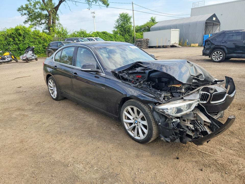 2016 BMW 3er VIN WBA8E3G53GNT77262 COPART salvage auction — FRONT END, Qc - Gravement Accidente, sold $375 on 2026-09-08 (photo 4)