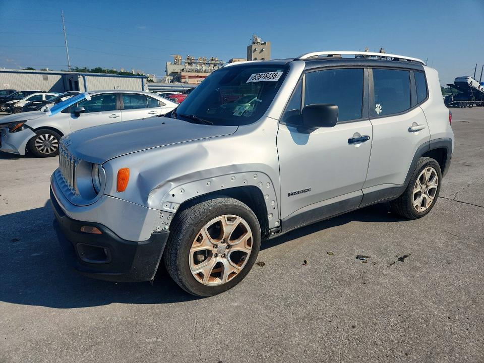 2016 Jeep Renegade VIN ZACCJBDT4GPD05239 COPART salvage auction — FRONT END, La - Certificate Of Title, sold $2,700 on 2026-08-12 (photo 1)