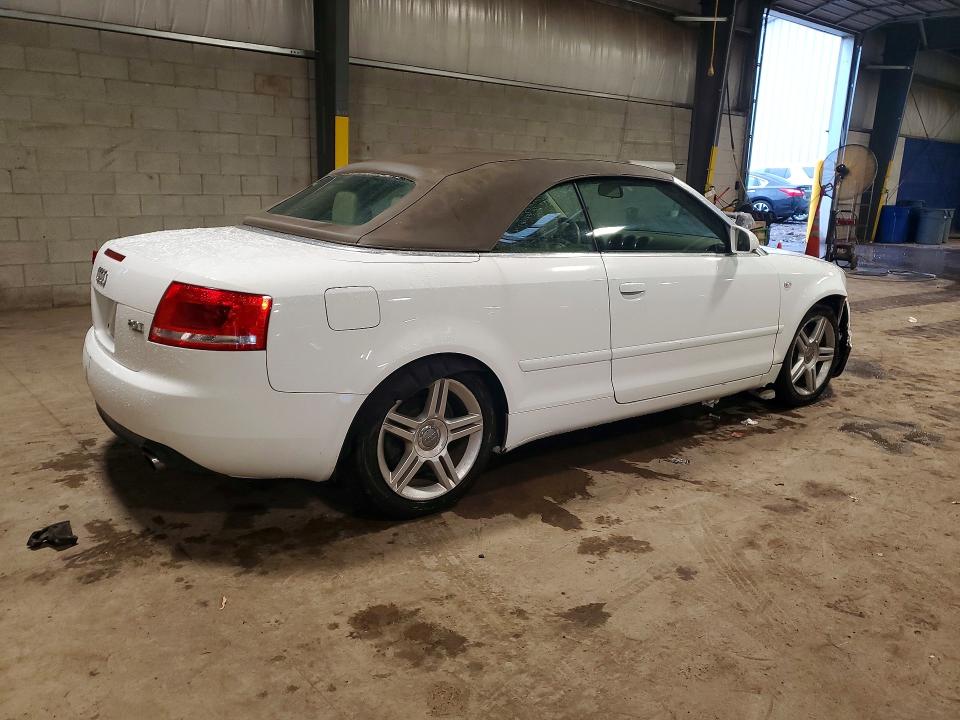 2007 Audi A4 VIN WAUDF48H07K032587 COPART salvage auction — FRONT END, PA - CERTIFICATE OF SALVAGE, sold $15 on 2026-08-19 (photo 3)
