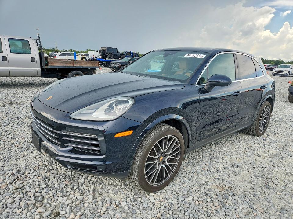 2023 Porsche Cayenne VIN WP1AA2AY8PDA02095 COPART salvage auction — REAR END, Fl - Cert Of Title Slvg Rebuildable, sold $35,750 on 2026-08-21 (photo 1)