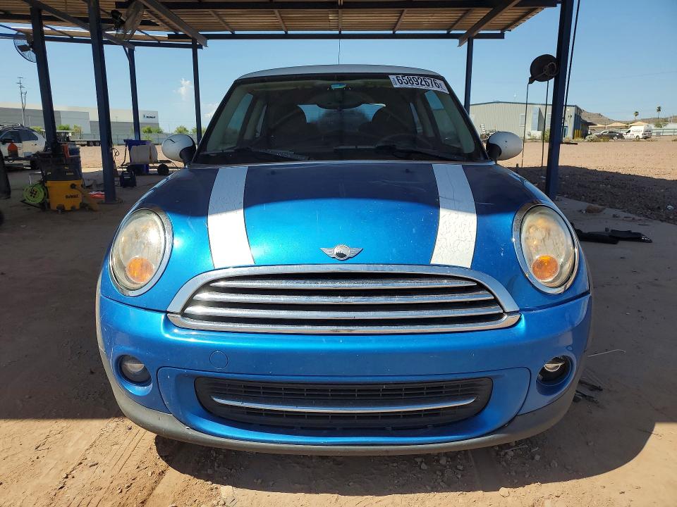 2012 Mini Cooper VIN WMWSU3C55CT259914 COPART salvage auction — REAR END, Az - Cert Of Title - Salvage, sold $775 on 2026-08-27 (photo 5)