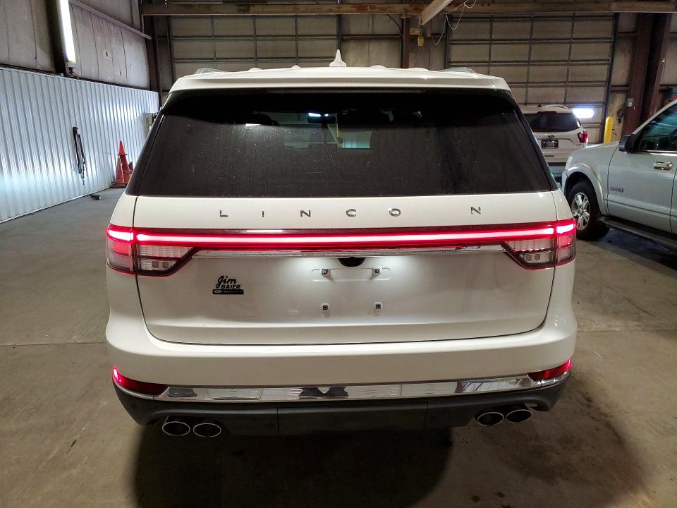 2020 Lincoln Aviator VIN 5LM5J7XC0LGL21195 COPART salvage auction — SIDE, IL - SALVAGE CERTIFICATE, sold $17,400 on 2026-09-16 (photo 6)