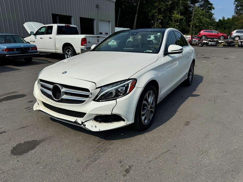 2017 Mercedes-benz C-klasse VIN WDDWF4KB6HR254162 — COPART salvage auction photo