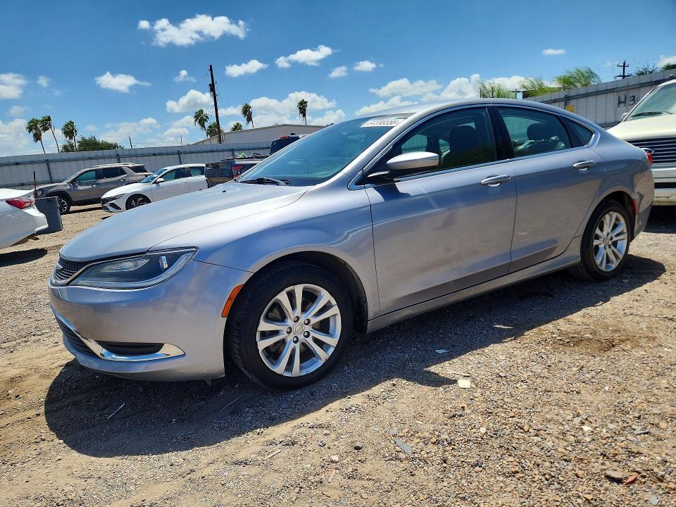 2015 Chrysler 200 VIN 1C3CCCAB3FN594086 COPART salvage auction — MINOR DENT/SCRATCHES, Tx - Cert Of Title-Reblt Slvg Flood, sold $1,475 on 2026-09-01 (photo 1)