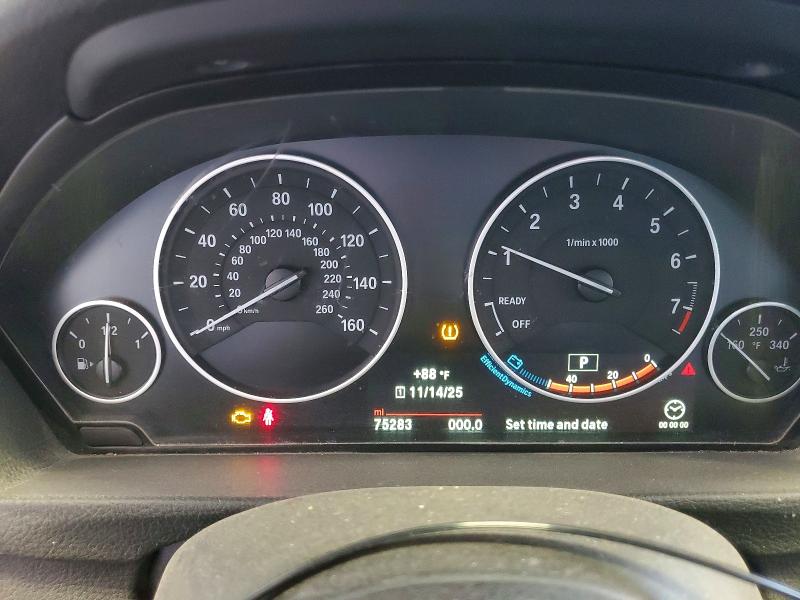 2018 BMW 3 series VIN WBA8A3C53JA494758 COPART salvage auction — FRONT END, TX - CERTIFICATE OF TITLE, sold $4,900 on 2026-09-03 (photo 9)