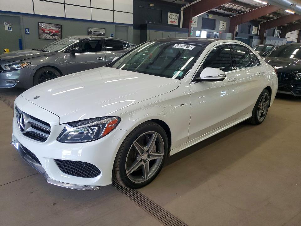 2015 Mercedes-benz C-klasse VIN 55SWF6GB4FU027052 — COPART salvage auction photo