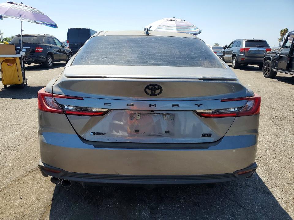 2025 Toyota Camry VIN 4T1DAACK4SU566008 COPART salvage auction — SIDE, CA - SALVAGE CERTIFICATE, sold $10,700 on 2026-09-08 (photo 6)