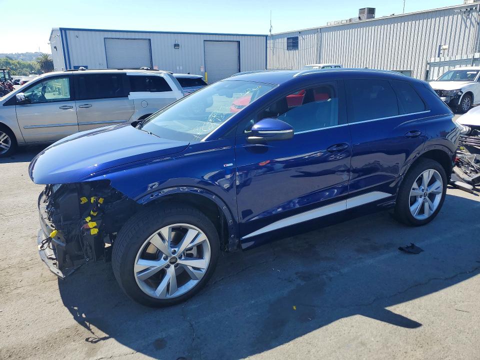2023 Audi Q4 e-tron VIN WA1L2BFZ4PP063476 — COPART salvage auction photo