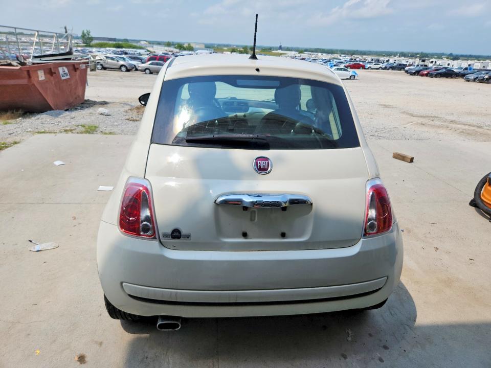 2013 Fiat 500 VIN 3C3CFFAR8DT748066 COPART salvage auction — MINOR DENT/SCRATCHES, Ne - Certificate Of Title, sold $625 on 2026-08-11 (photo 6)