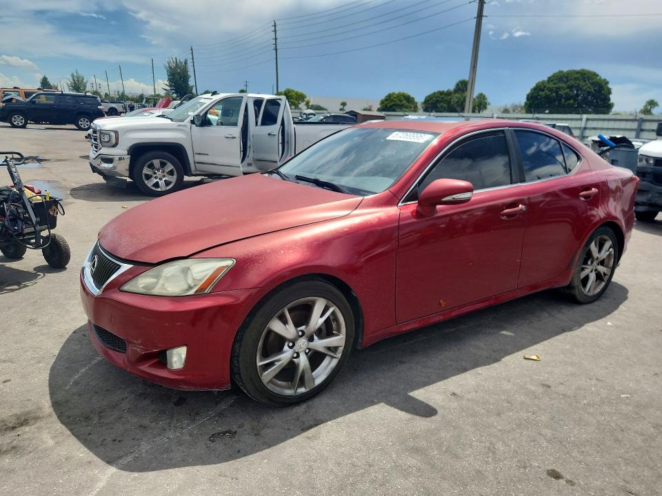 2010 Lexus Is 250 VIN JTHBF5C29A2100006 COPART salvage auction — MECHANICAL, FL - CERTIFICATE OF TITLE, sold $325 on 2026-10-12 (photo 1)