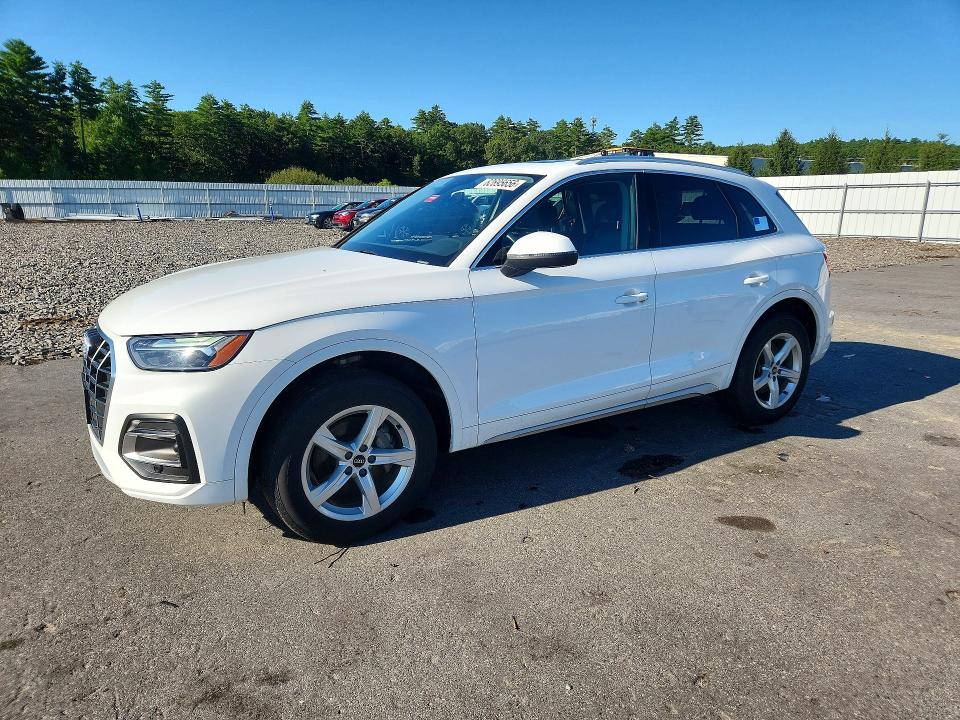 2021 Audi Q5 VIN WA1AAAFY8M2101005 — COPART salvage auction photo