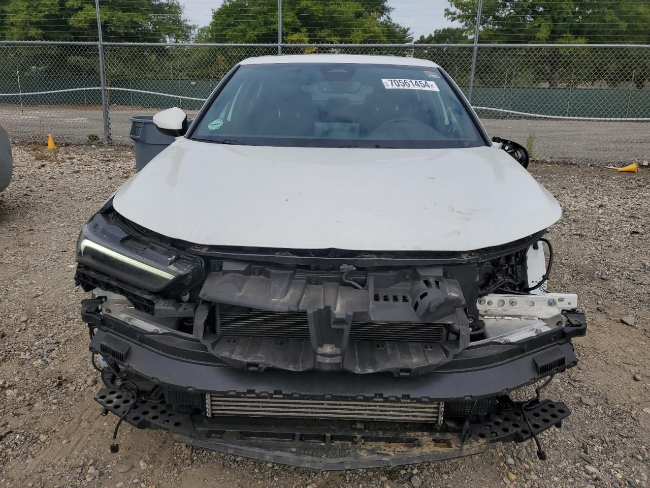 2023 Acura Integra VIN 19UDE4H60PA024193 COPART salvage auction — FRONT END, MD - CERT OF SALVAGE > 75% DAMAGE, sold $7,200 on 2024-11-21 (photo 5)