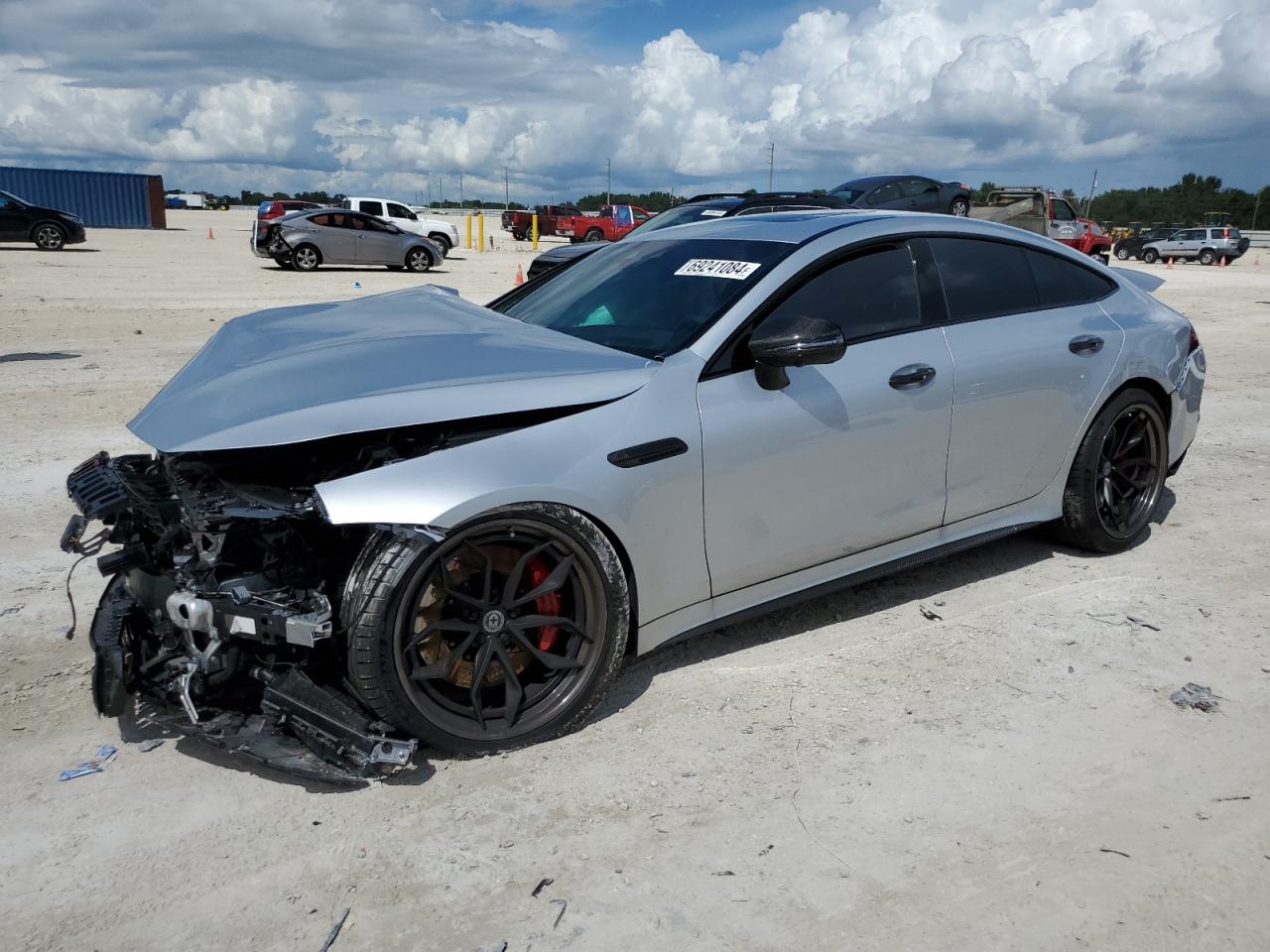 2020 Mercedes-Benz AMG-Class VIN WDD7X8JB0LA015675 COPART salvage auction — FRONT END, FL - CERT OF TITLE SLVG REBUILDABLE, sold $18,900 on 2024-09-17 (photo 1)