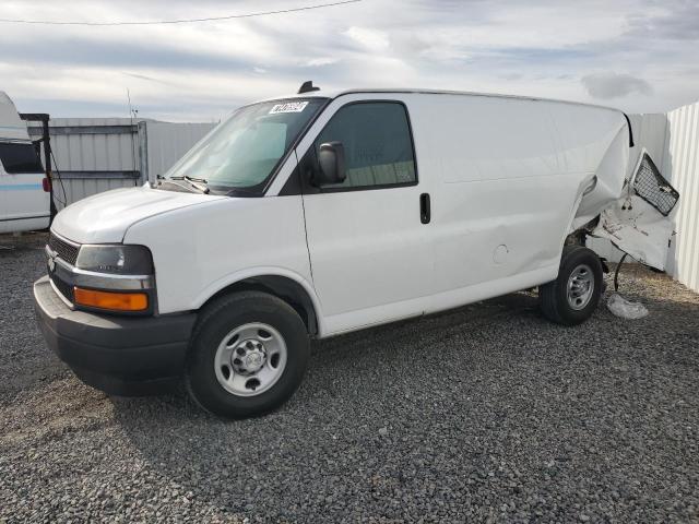 2018 Chevrolet Express 2500 VIN 1GCWGAFP9J1268198 COPART salvage auction — REAR END, Wv - Certificate Of Title, sold $725 on 2026-07-09 (photo 1)