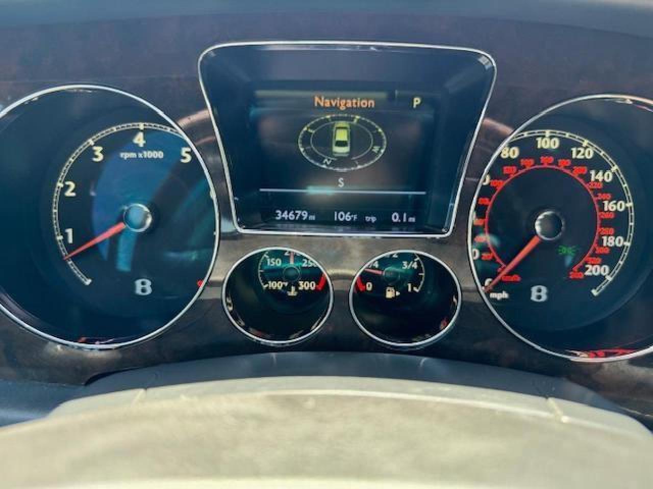 2013 Bentley Continental VIN SCBBP9ZA8DC078165 COPART salvage auction — MINOR DENT/SCRATCHES, FL - CERT OF TITLE-REBUILT (P), sold $24,900 on 2024-10-15 (photo 9)