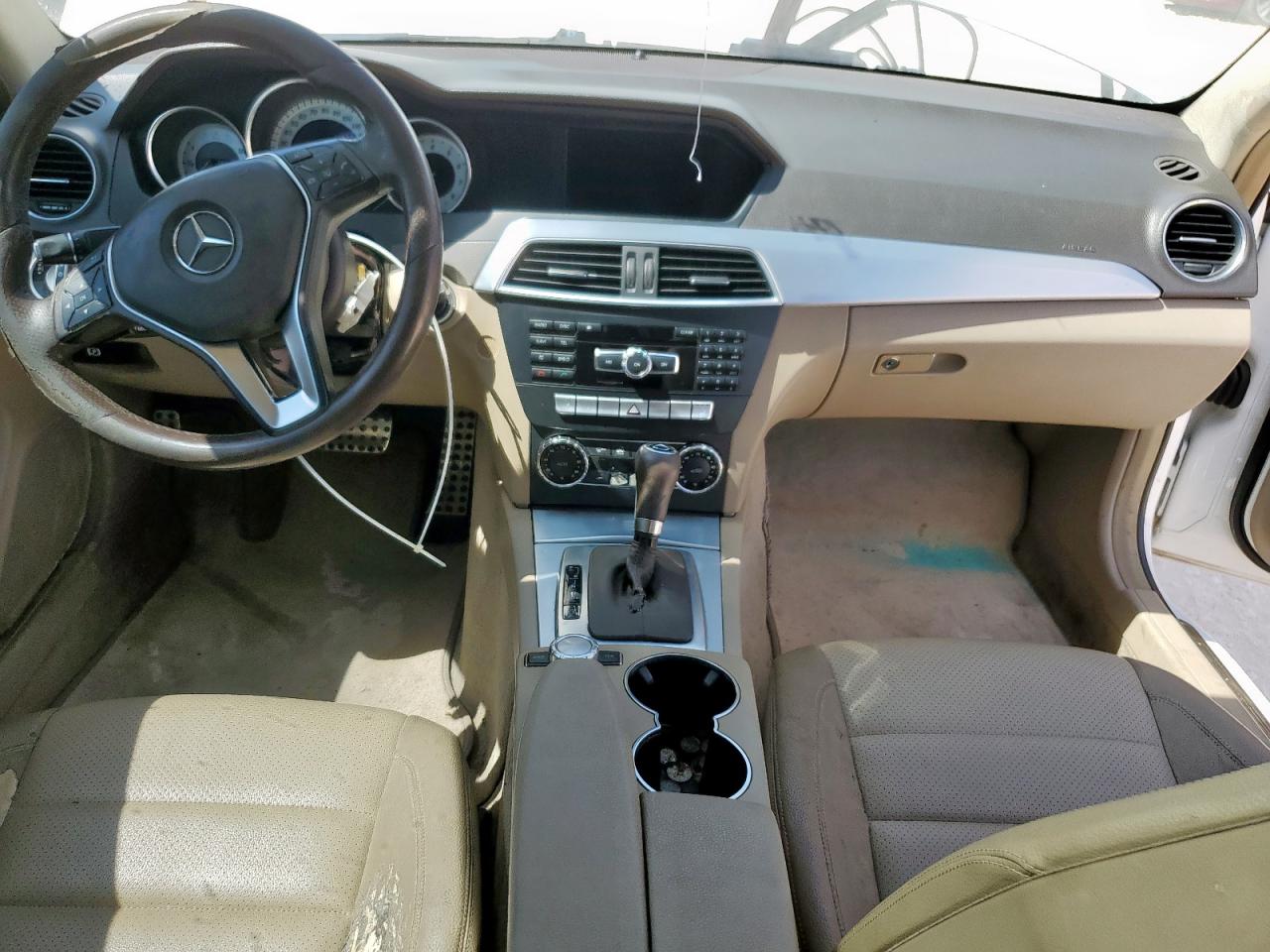 2013 Mercedes-Benz C-Class VIN WDDGJ4HB7DG011248 COPART salvage auction — Mechanical, TX - CERTIFICATE OF TITLE, sold $975 on 2026-07-03 (photo 8)