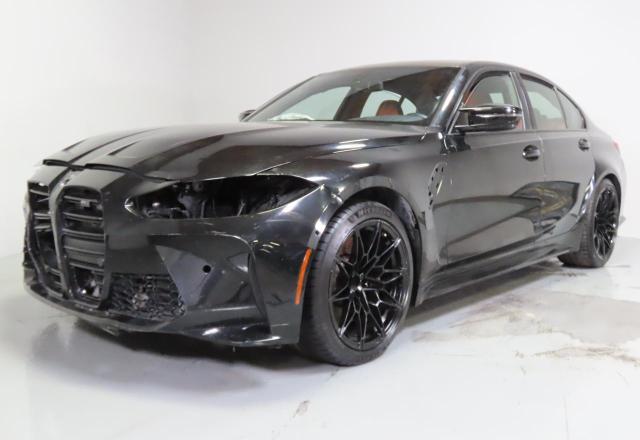 2021 BMW M3 VIN WBS33AY01MFK86175 COPART salvage auction — All Over, TX - DIS/DLR/EXP ONLY CLEAN TITLE (P), sold $36,800 on 2025-10-24 (photo 2)