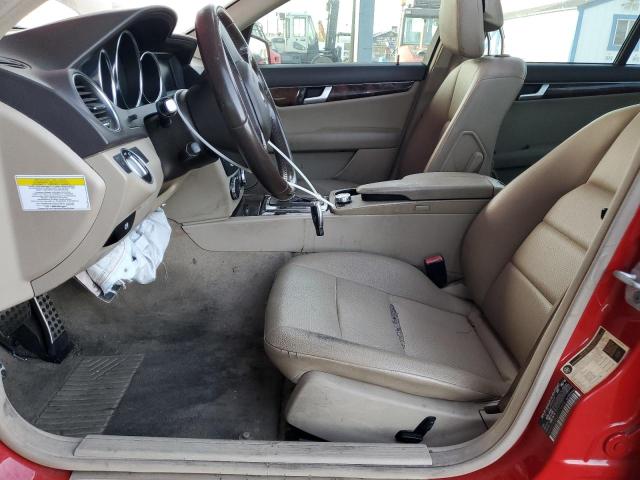 2013 Mercedes-benz C class VIN WDDGF4HB6DA779405 COPART salvage auction — FRONT END, Ca - Salvage Certificate, sold $200 on 2026-07-29 (photo 7)