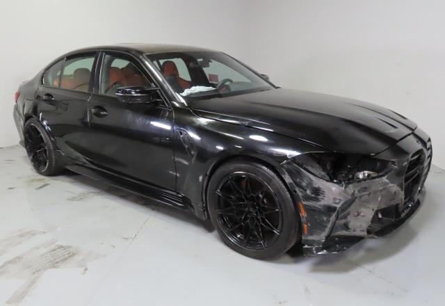 2021 BMW M3 VIN WBS33AY01MFK86175 COPART salvage auction — All Over, TX - DIS/DLR/EXP ONLY CLEAN TITLE (P), sold $36,800 on 2025-10-24 (photo 1)