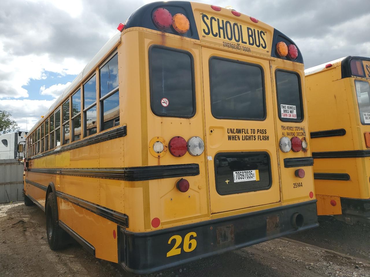 2014 Ic Corporation Ce Series School VIN 4DRBUAAN7EB778817 COPART salvage auction — Minor Dent/Scratches, IA - CERTIFICATE OF TITLE, sold $1,200 on 2026-07-06 (photo 3)