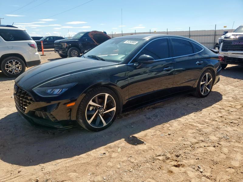2021 Hyundai Sonata VIN 5NPEJ4J26MH114653 COPART salvage auction — REAR END, Tx - Salvage Vehicle Title, sold $2,650 on 2026-07-22 (photo 1)