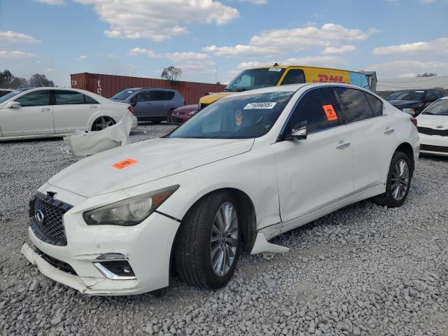 2021 Infiniti Q50 VIN JN1EV7BP3MM701501 COPART salvage auction — FRONT END, Id - Salvage Certificate Of Title, sold $1,950 on 2026-07-07 (photo 1)