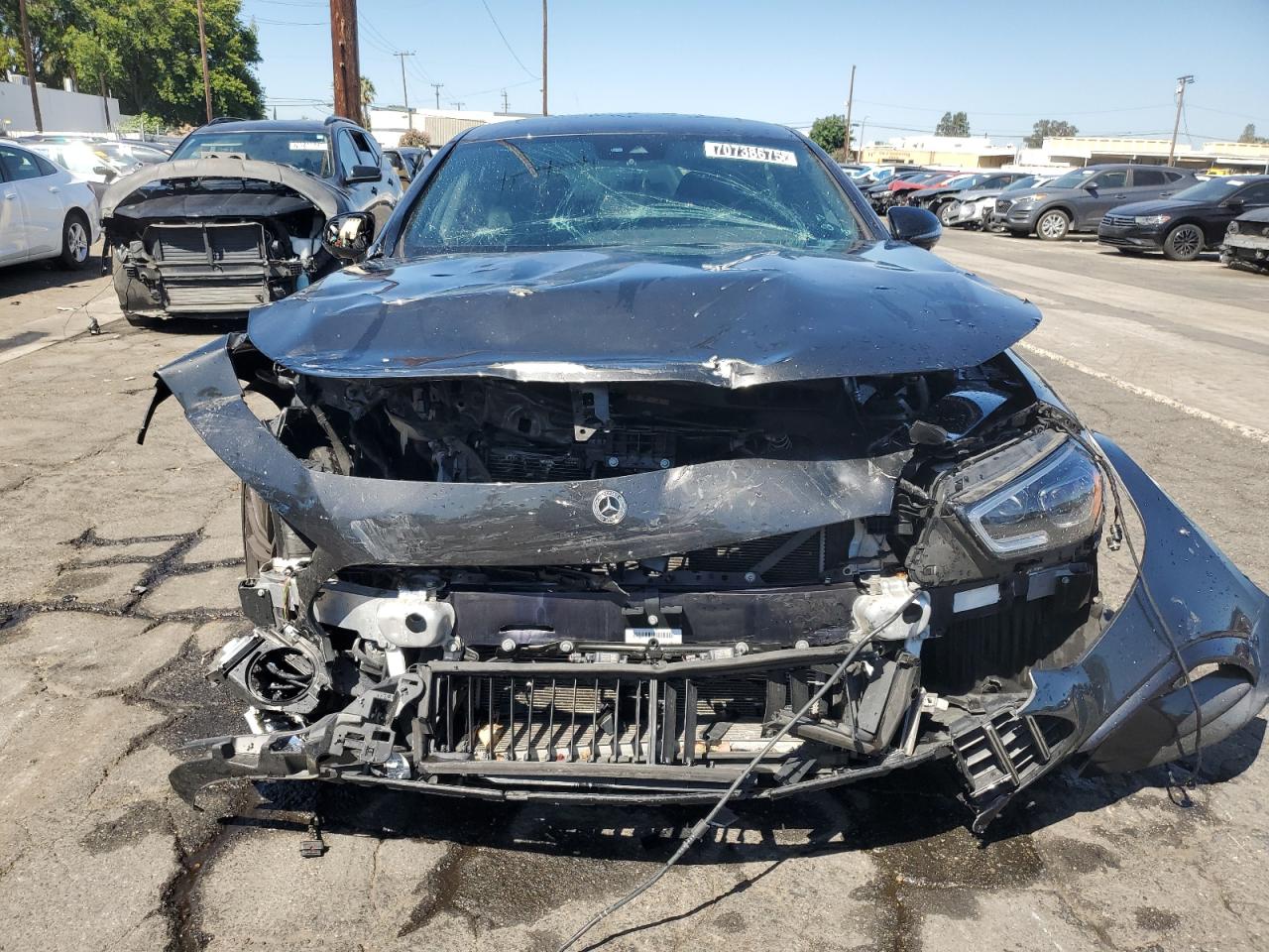 2021 Mercedes-benz AMG GT VIN W1K7X5KB2MA037076 COPART salvage auction — Front End, CA - CERTIFICATE OF TITLE, sold $26,000 on 2025-10-28 (photo 5)