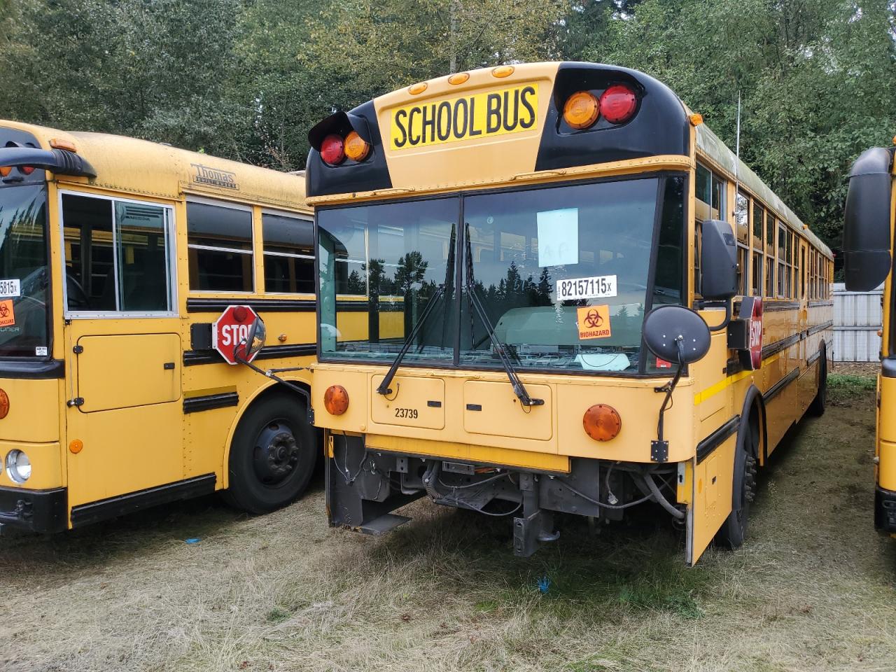 2013 Ic Corporation Re Series School VIN 4DRBWAAN4DB300069 COPART salvage auction — Front End, WA - VEHICLE CERT OF OWNERSHIP-TITL, sold $1,200 on 2026-07-08 (photo 2)