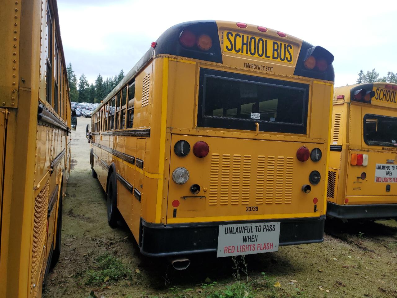 2013 Ic Corporation Re Series School VIN 4DRBWAAN4DB300069 COPART salvage auction — Front End, WA - VEHICLE CERT OF OWNERSHIP-TITL, sold $1,200 on 2026-07-08 (photo 3)