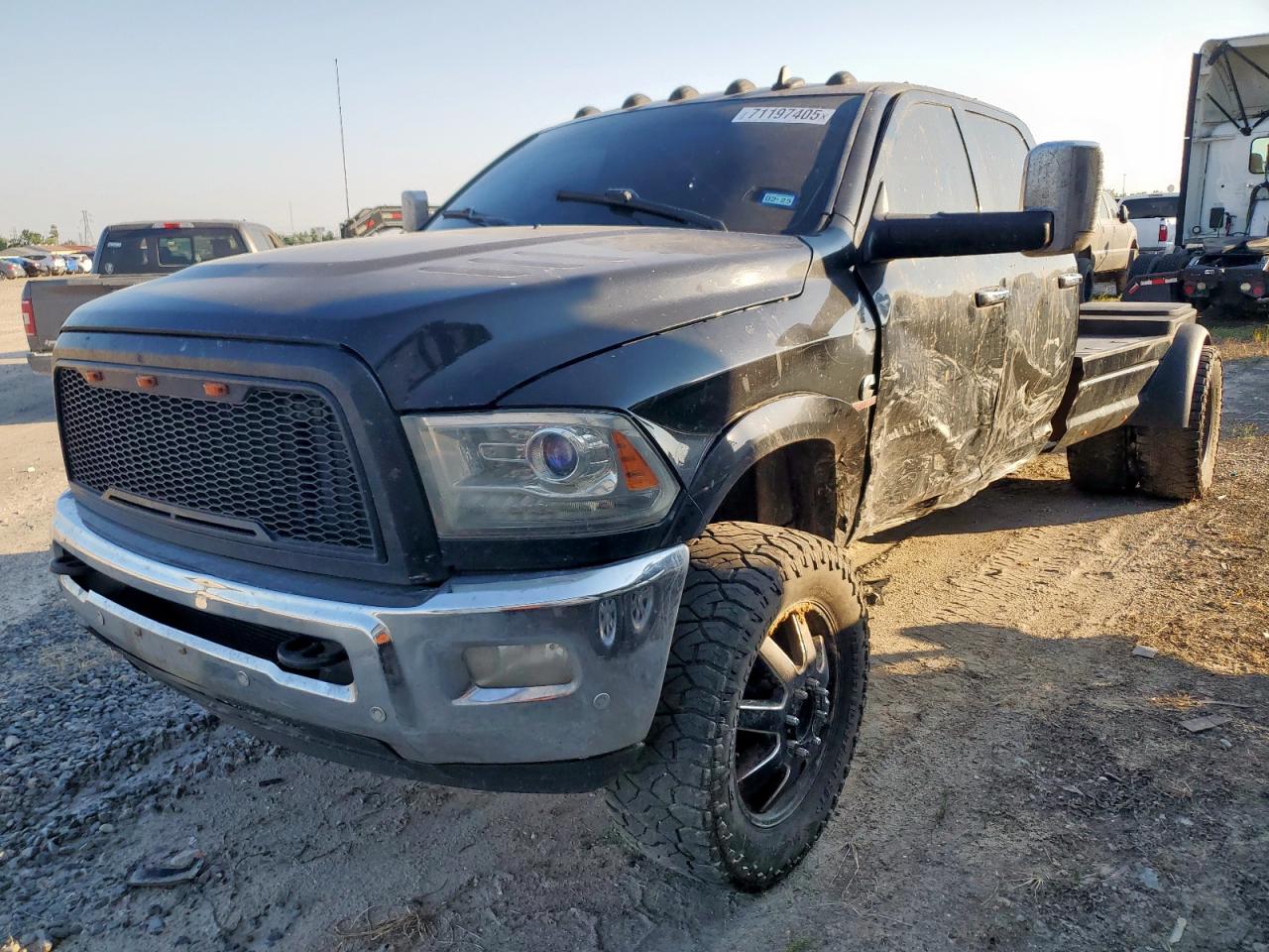 2016 Ram 3500 VIN 3C63RRJL1GG105790 COPART salvage auction — Side, TX - CERTIFICATE OF TITLE, sold $13,700 on 2025-10-14 (photo 1)