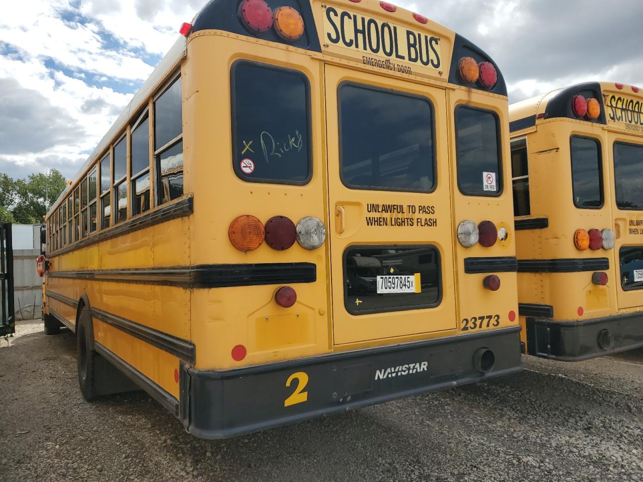 2013 Ic Corporation Ce Series School VIN 4DRBUSKN9DB300949 COPART salvage auction — Minor Dent/Scratches, IA - CERTIFICATE OF TITLE, sold $1,200 on 2026-07-06 (photo 3)