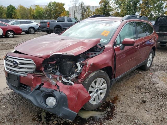 2016 Subaru Outback VIN 4S4BSACCXG3283834 COPART salvage auction — FRONT END, Salvage Title, sold $250 on 2026-08-31 (photo 1)