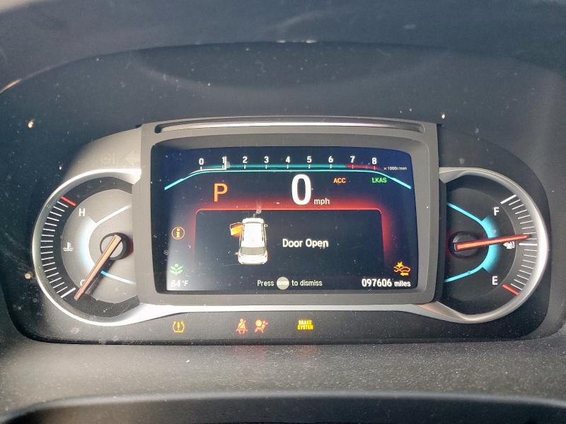 2021 Honda Passport VIN 5FNYF7H97MB011906 COPART salvage auction — HAIL, TX - CERTIFICATE OF TITLE (P), sold $10,400 on 2026-07-17 (photo 9)