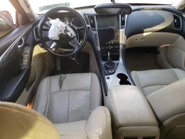2014 Infiniti Q50 VIN JN1BV7AR4EM689771 COPART salvage auction — FRONT END, Il - Salvage Certificate, sold $550 on 2026-07-09 (photo 8)