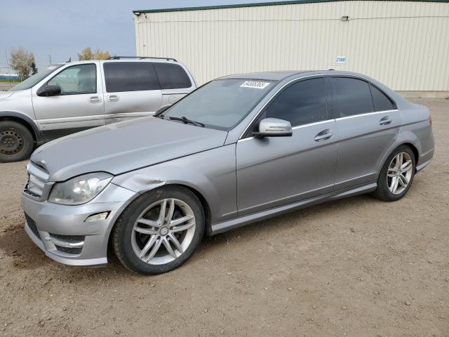 2012 Mercedes-benz C class VIN WDDGF8FB9CA700852 COPART salvage auction — FRONT END, Ab - Oop - Salvage, sold $200 on 2026-07-28 (photo 1)